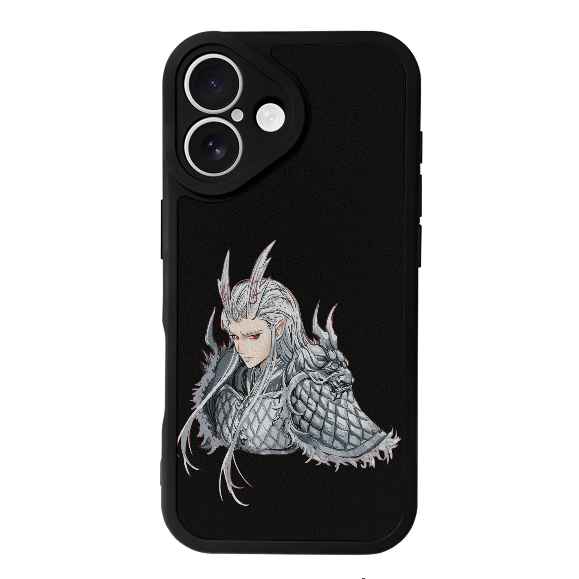 （画像用） Ne Zha 2 ナタ 魔童の大暴れ 【iPhone 16シリーズ対応】シリコンスマホケース（レザー調） 材質：シリコン